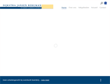 Tablet Screenshot of djbnotarissen.nl